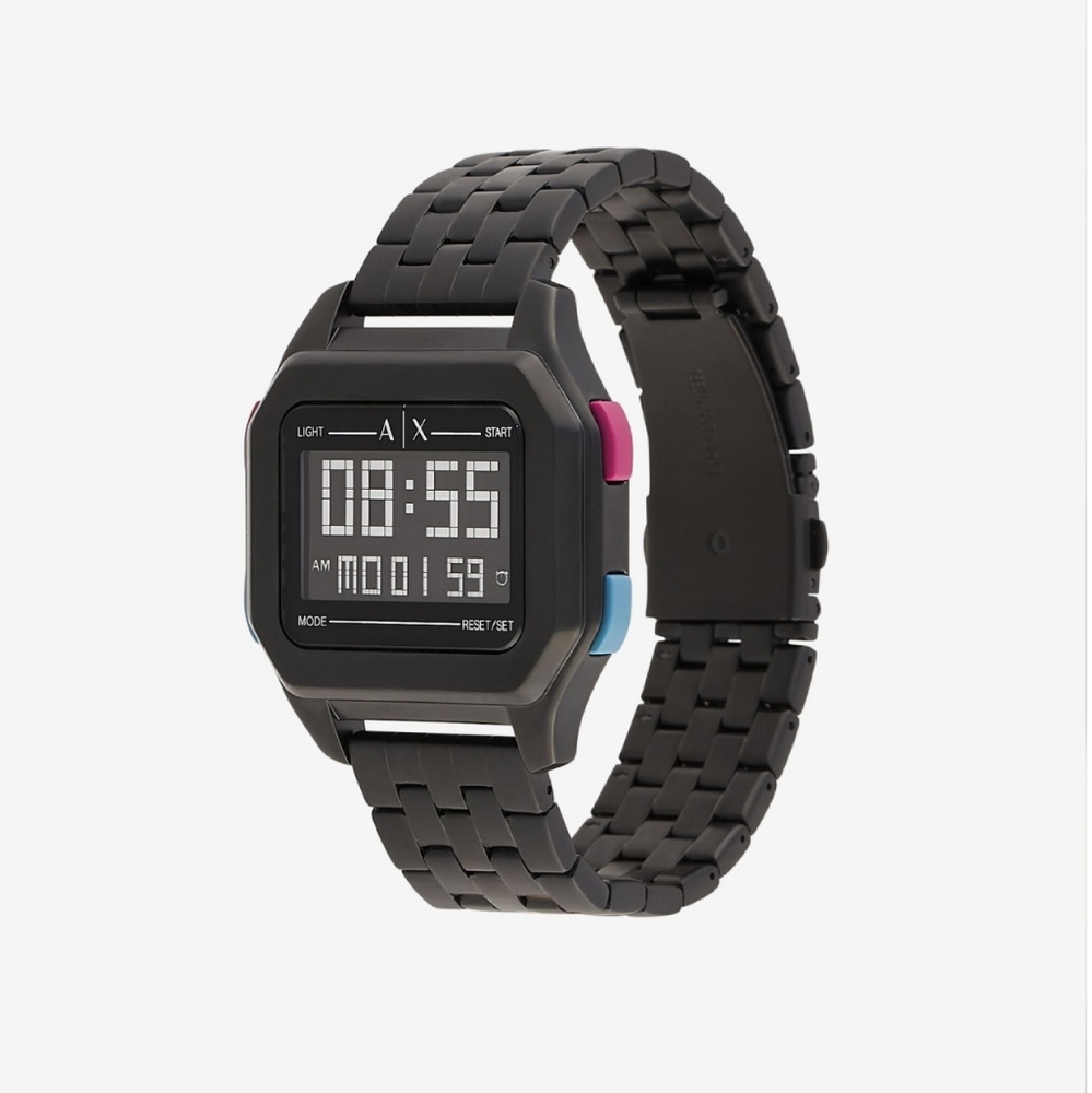 ARMANI EXCHANGE DIGITAL STAINLESS STEEL WATCH - Picture 2 of 10